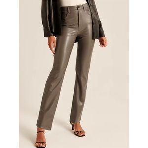 Abercrombie leather pants
